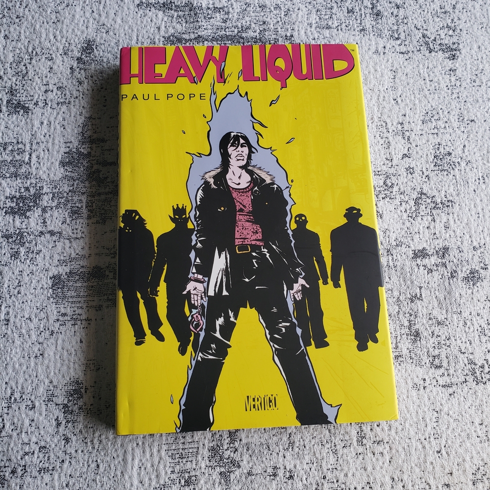 Heavy Liquid by Paul Pope - Yellow Hard Cover Graphic Novel Comic Book